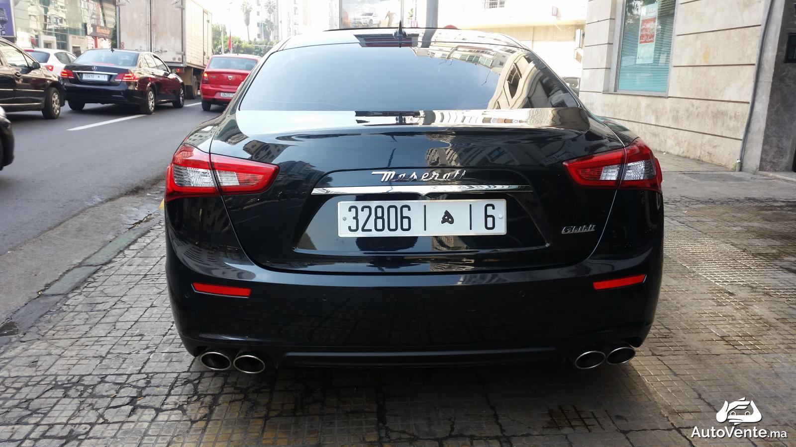Acheter Maserati ghibli d’occation casablanca